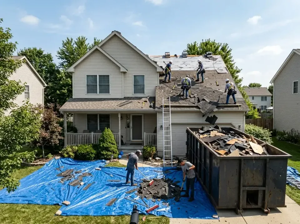 roof-replacement-debris-remova-004 — frequently asked questions, Cheapest Dumpster Rentals in Braddock Heights, MD